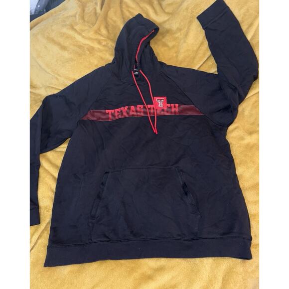 Texas Tech Red Raiders Under Armour Hoodie Mens 3XL Black Player Issued Fleece - Picture 1 of 7
